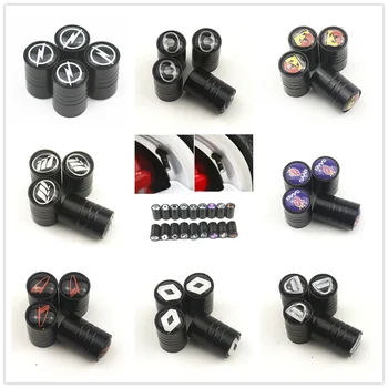 

4pcs sport metal Wheel Tire Valve Caps for Citroen C4 C5 C3 Picasso Saxo C2 C1 C4L Peugeot 307 308 407 206 207 3008 406 208