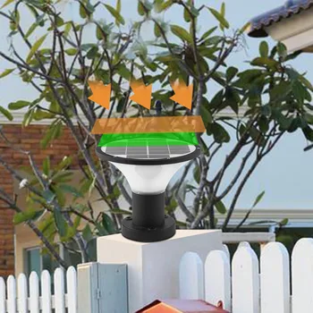 

best selling 2019 products 18LED Solar Pillar Light Adjustable Color Changing Waterproof Safe Outdoor Garde dropshipping