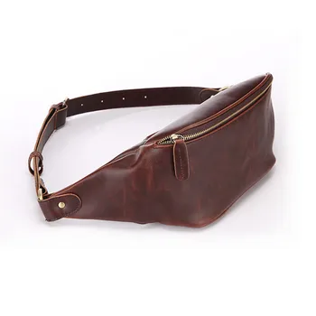 

American New Fashion Vintage Men's Cheat Bag PU leather crossbody bag shoulder bags travel outdoor sports waist bag dropshipping