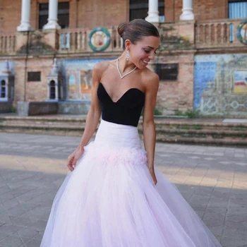 

2020 Hot Vintage White Floor Length Puffy Tutu Formal Skirts For Pretty Lady To Wedding Long Beach Skirt Zipper Style Custom