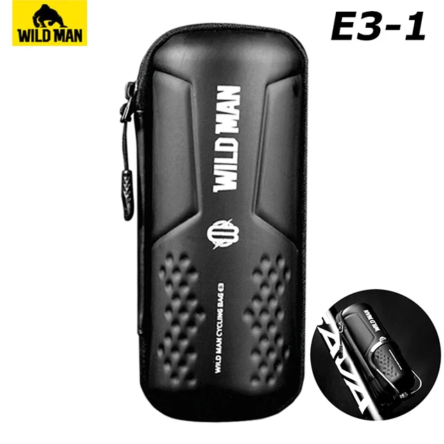 WILD MAN Rainproof Bicycle Bag Hard Shell Bike Front Bag Touch Screen Cycling Bag 6.7 Inch Phone Case Bag Bicycle Accessories E3 BUWENLI