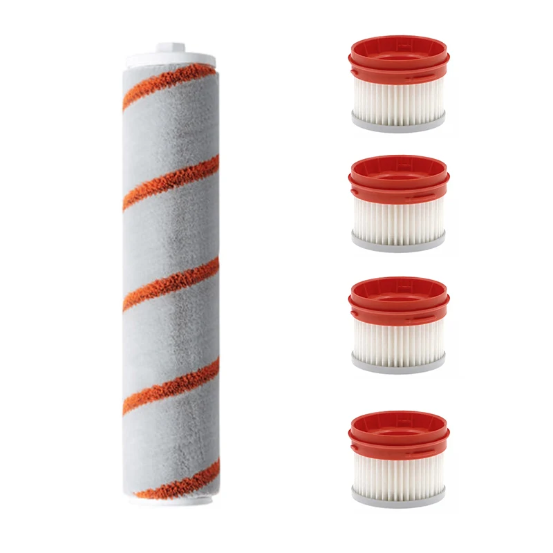 

XMX-5PCS Roller Brushes Hepa Filter Replacements for Xiaomi Dreame V9 Cordless Handheld Vacuum Cleaner