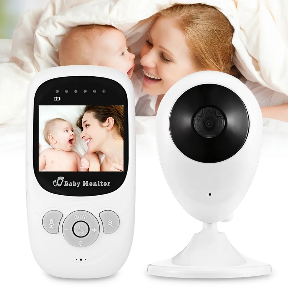 Wireless LCD Audio Video Baby Monitor SP880 Radio Nanny Music Intercom IR 24h Portable Baby Camera Baby Walkie Talkie Babysitter