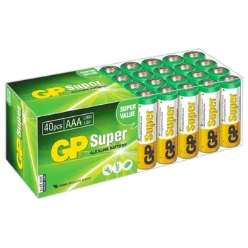 

Battery GP 24A-2CRVS40 Type: AAA (LR03) Qty per CTN. 40 PCs)
