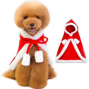 

Christmas Pet Suit Cute Pet Dog Cat Hoodie Santa Claus Clothes Small Medium Cat Dog Breathable Christmas Celebration Pet Clothes