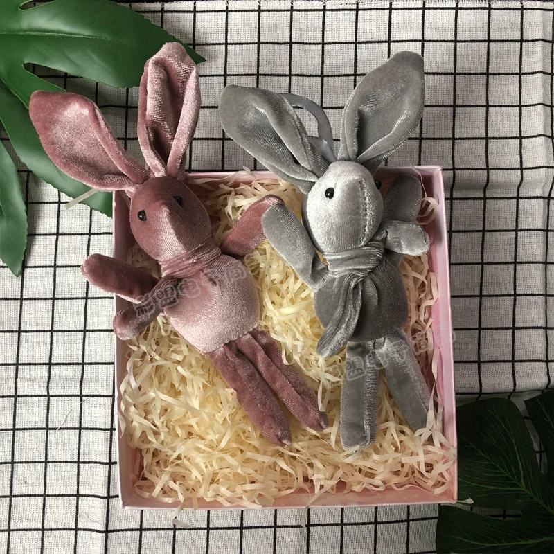 INS Hot Selling Xuyuan Rabbit Pink Bouquet Collocation Rabbit Hipster Northern European-Style Gift Box Korean Style Lighting Cha