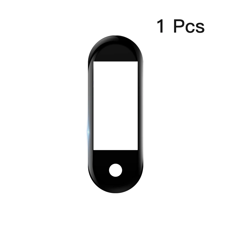 BAPICK 20D устойчивое к царапинам защитное стекло для Xiaomi mi Band 4 стеклянная пленка с закругленными краями протектор экрана mi Band 4 - Цвет: 1 PCS
