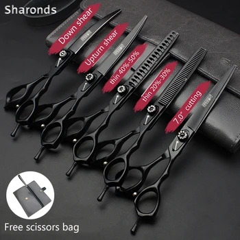 

Sharonds Professional Hairdressing Scissors 7.0 Inch 440c Japanese Scissors Barber Salon Style Hair Thinning Scissors Set