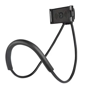 

Cell Phone Holder Lazy Tablet Bracket Universal Phone Neck Stand for iPhone Adjustable Rotating Neck Mount Multiple Function