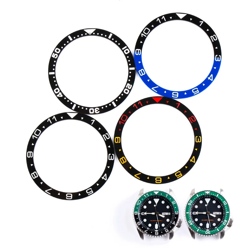 Плоская керамическая рамка вставка 38*31 5 мм мод для японского бренда SKX007 SKX011