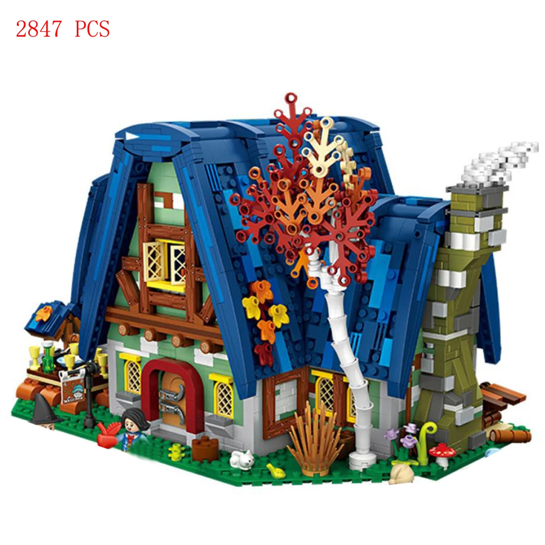 

Лидер продаж, принцесса, Белоснежка и семь гномов, модель, кирпичи, дизайн, сказочные сцены, эльф, дом, фигурки, мини-конструкторы, игрушки