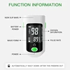 Finger Oximeter Digital Fingertip Pulse Oximeter Blood Oxygen Saturation Meter Finger SPO2 PR  Heart Rate Monitor Health Care ► Photo 3/6
