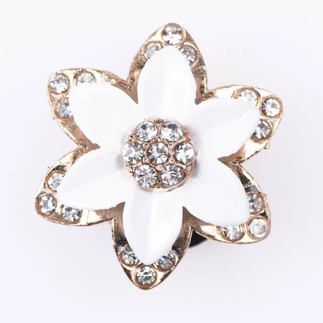 Bling Metal Croc Shoe Charms Women Butterfly Queen Crown Shoe Decorations Girl Flower Rhinestone Chains Wristband Accessories b8688