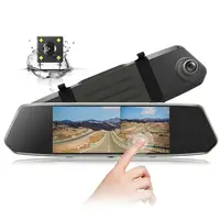 4 3 7 10 Inch Car Dvr Touch Dash Cam FHD 1080P Video Recorder Rearview Mirror