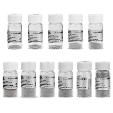  LUXIANZI BGA Welding Balls Leaded Tin Beads 25K Particles 0.2/0.25/0.3/0.4/0.45/0.5/0.6/0.76mm For PCB Rework Repairing Tool 