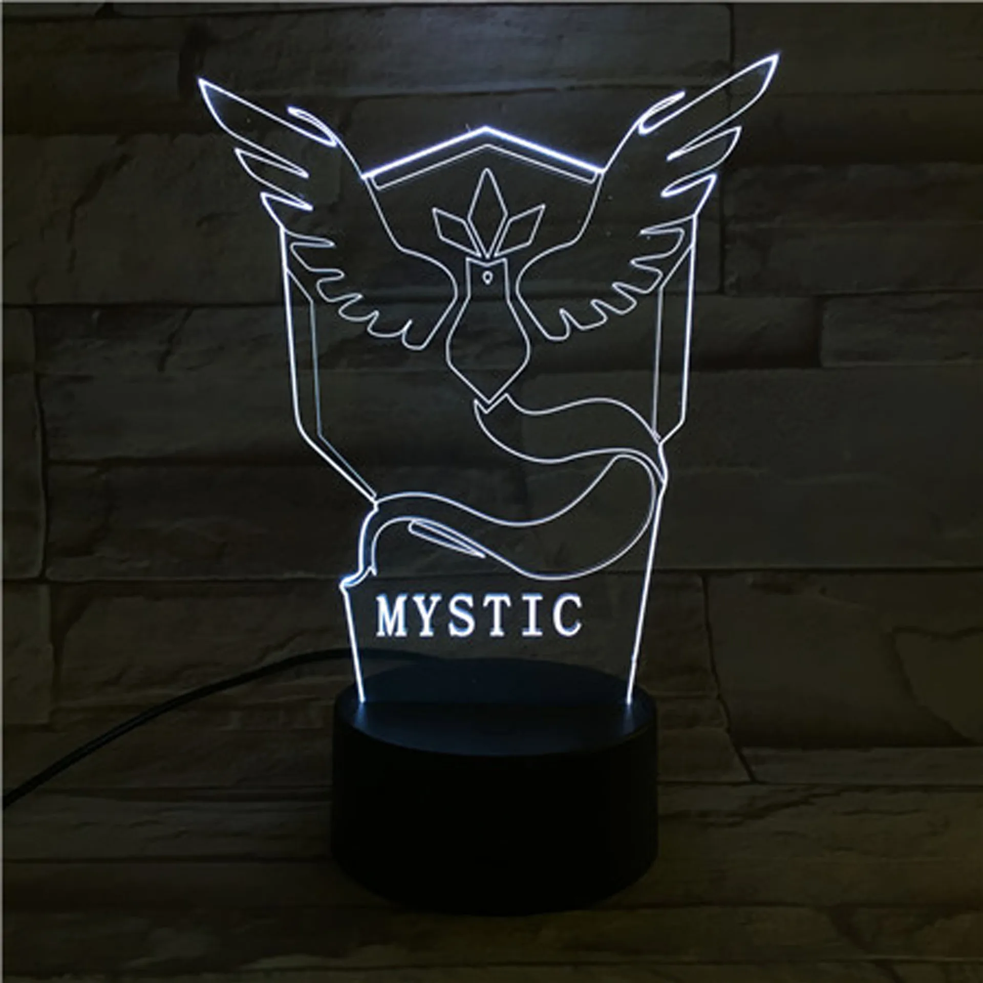 

Mysterious Trophy 3D Colorful Light Remote Control Touch LED Night Light Visual Stereo 3D Lamp Gift Lamp