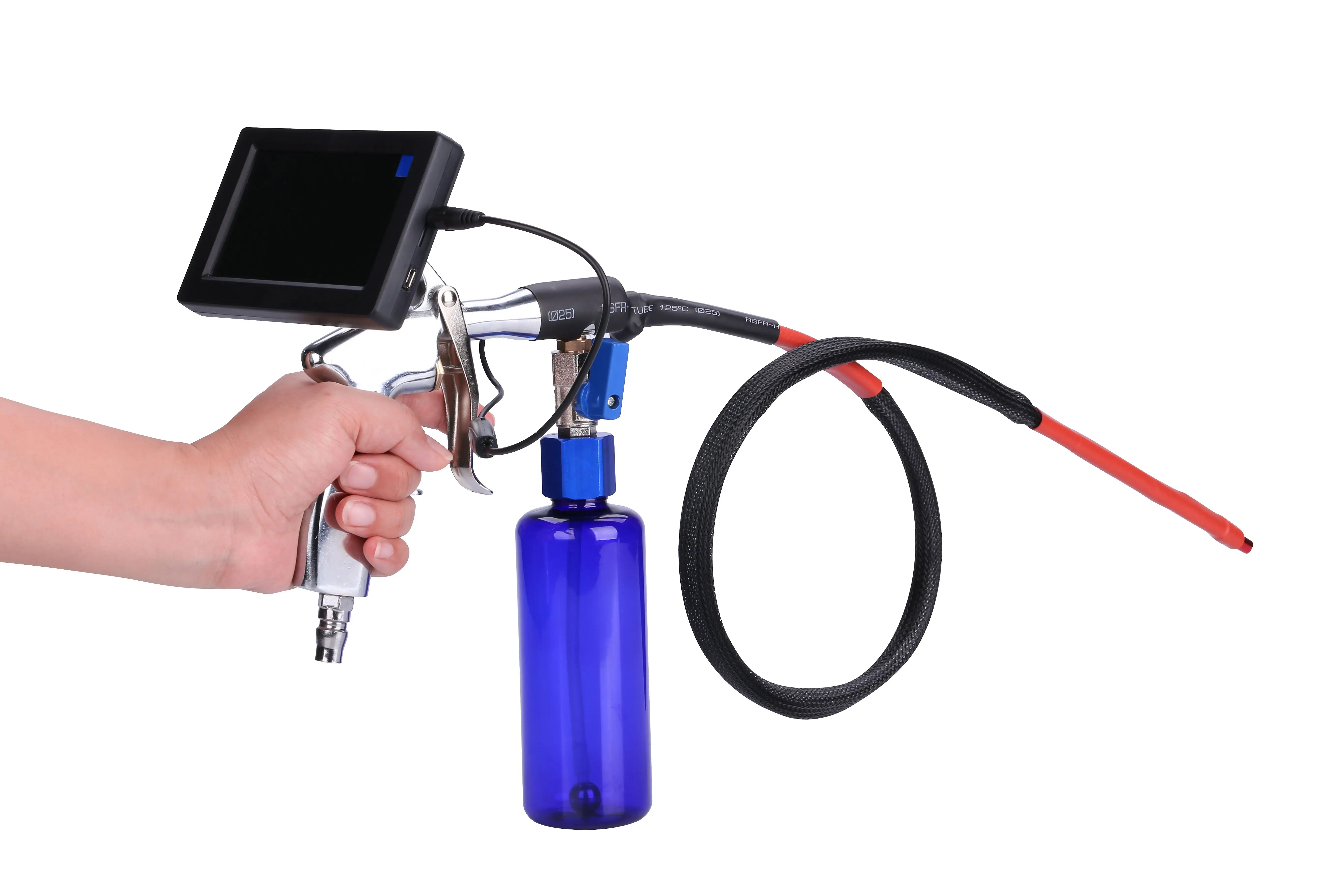 

4.3 inch display cleaning gun Visual air conditioning endoscope cleaning gun Automobile pipe cleaner Car air conditioning clean