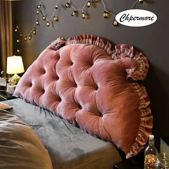 

Chpermore European Retro Long pillows Simple bed cushion Multifunction Tatami Bed soft bag Removable Bed pillow For Sleeping