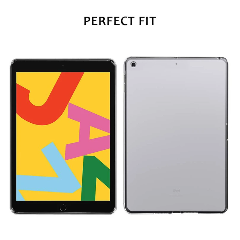 Для iPad 10,2 чехол Ударопрочный Мягкий ТПУ чехол для Apple iPad 10,2 7го поколения A2200 A2198 A2232 A2197 Funda A40