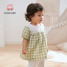 

Baby Dress 2021 Summer New Girl Fashion Baby Dress Cotton Children Dress Cartoon Fruit Princess Dress Newborn