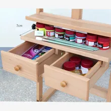 Мольберт с ящиком Chevalet En Bois Artist Oil Акварельная Раскрашенная подставка мольберт Stand Atril Madera художественные принадлежности для художника