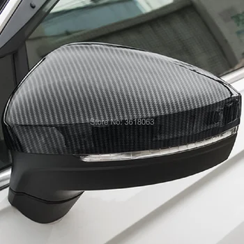 

For Volkswagen Tiguan L 2017 2018 ABS Chrome Car Rear View Rearview Side Glass Mirror Cover Frame Trim Car Styling Accessories