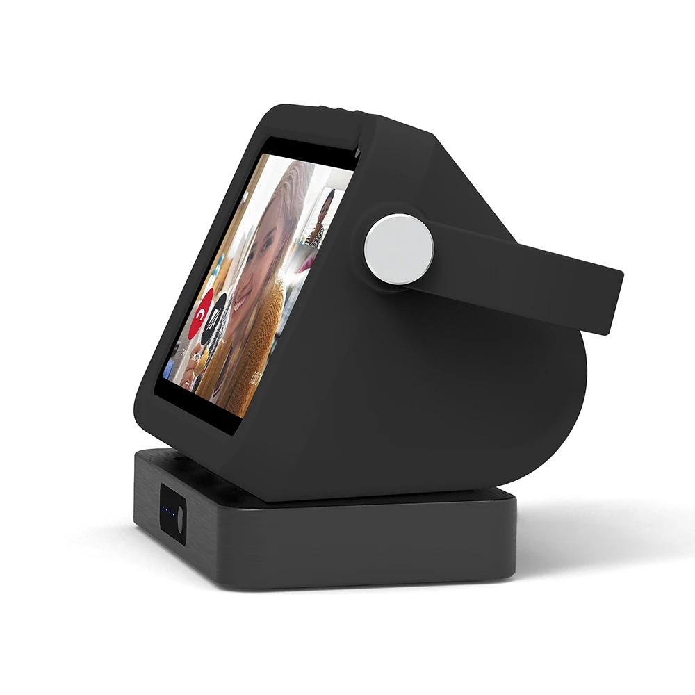 Battery Base for Echo show 5 Portable charger for Echo show 5 holder Rechargeable Backup Battery Echo show 5 Portable case