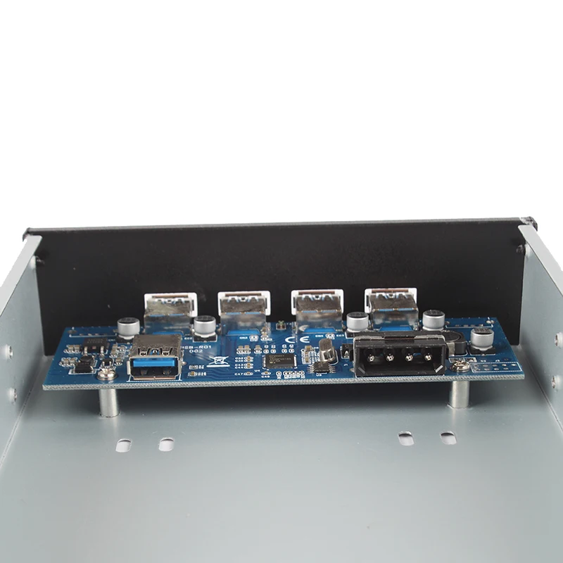 4 порта USB 3,0 Передняя панель разветвители концентратор USB 3,0 PCI Express карта pci-e адаптер 5,2" Передняя панель расширительный отсек для ПК компьютера