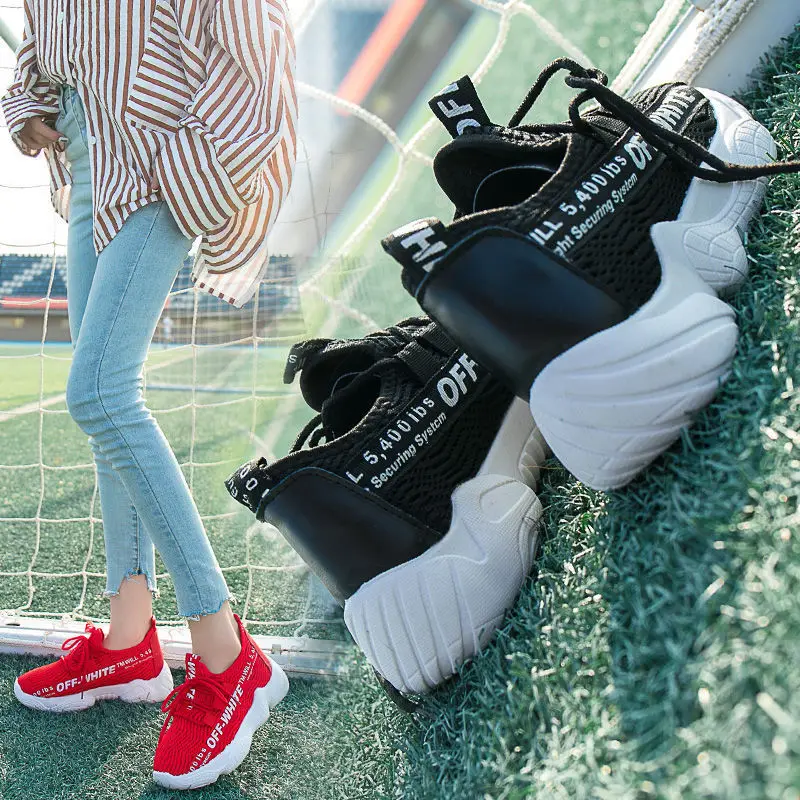 

Casual Shoes WOMEN'S Shoes New Style Students Korean-style Trend INS Breathable Athletic Shoes Women's Students Athletic Shoes