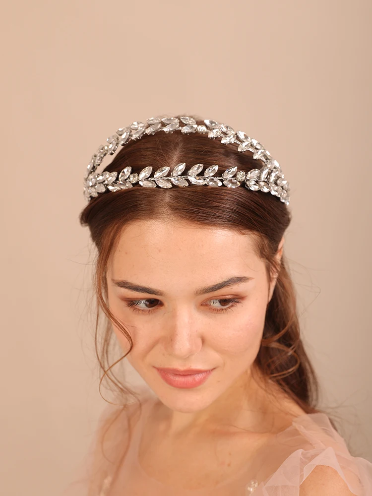 

Роскошные Стразы, свадебная корона с бриллиантами, головной убор для невесты ручной работы, свадебные украшения для волос, тиара для выпускного вечера