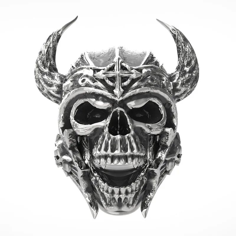 Punk-Hip-hop-Golden-Jewelry-Cold-Skull-Rings-For-Men-New-Arrival-Crystal-CZ-Ring-Men (2)