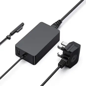 

UK/US/EU Charger For Microsoft Surface Pro 7 3 4 5 6 Power Adapter 15V 4A 65W Laptop Charger Replacement For 44w 30w Adapter