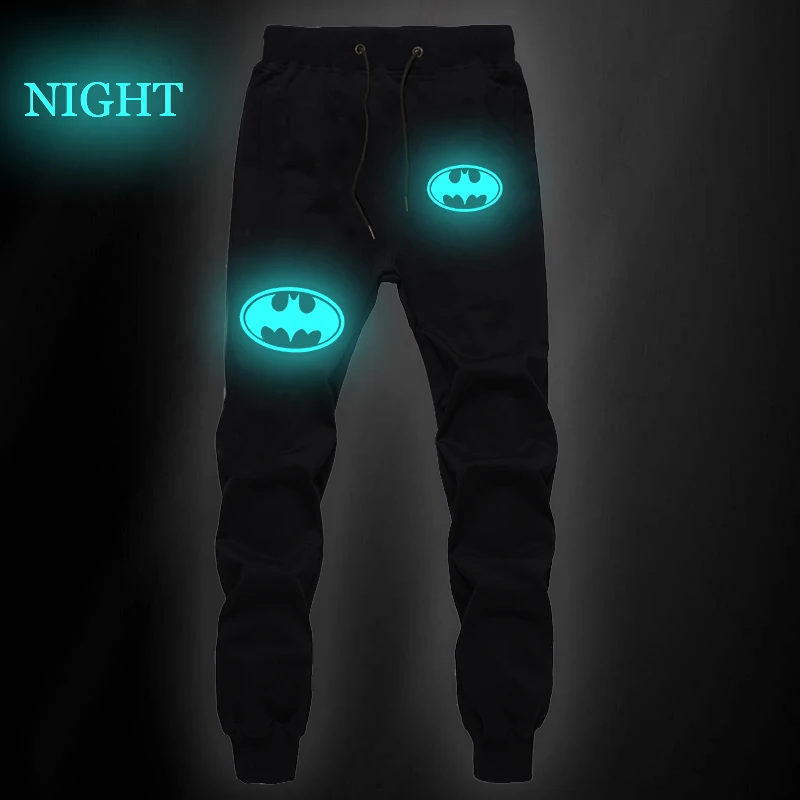 4 Бэтмен Модные Повседневные Дышащие мужские прямые штаны хлопковые бег трусцой длинные штаны - Цвет: 4