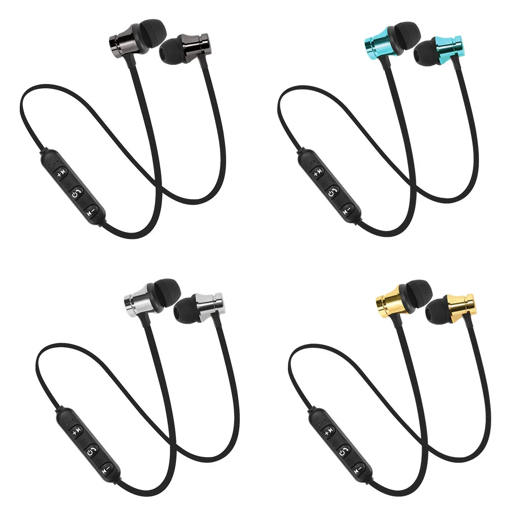 Магнитные Bluetooth беспроводные стерео наушники спортивная Гарнитура для iPhone samsung