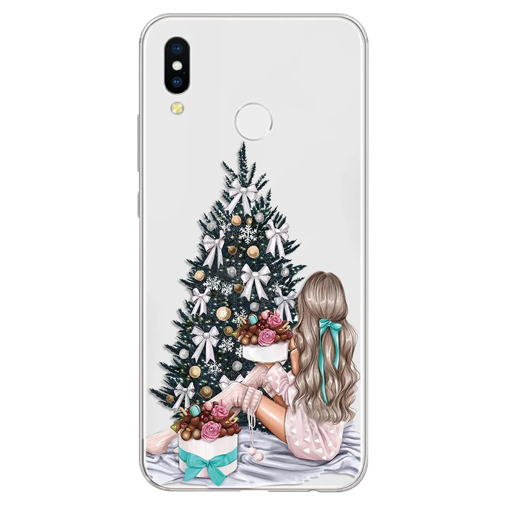 Рождество для huawei Nova 3 3i 4 5 5i 3e 4e Pro черный коричневый волос девушка королева чехол для huawei Y6 Y9 Y7 Y5 Pro Prime