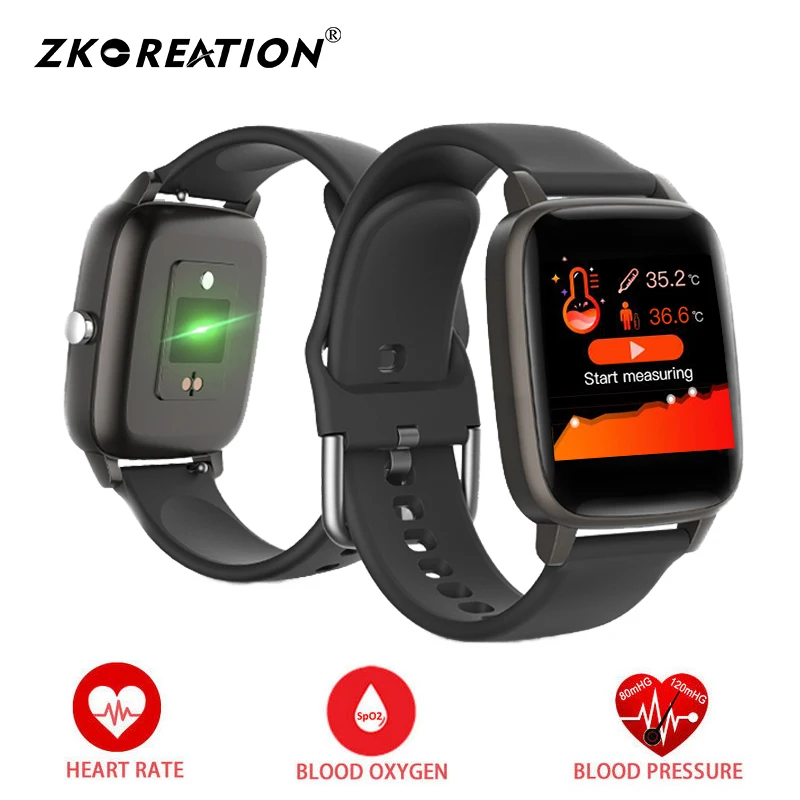 Смарт часы ZKCREATION T98 для мужчин и женщин модные розовые фитнес трекер с