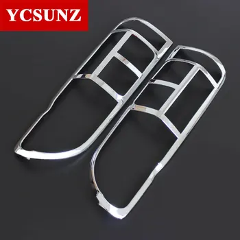 

2016-2019 Tail Lights Cover For Toyota Commuter Chrome Black Carbon Fiber For Toyota Hiace 2017 Car Styling Accessories Ycsunz