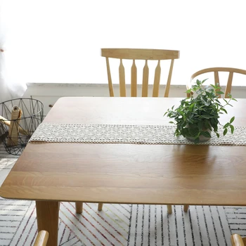 

Handmade Crochet Table Runners Tablecloth Wedding Banquet Home Table Decor Afternoon Tea Dessert Supplies