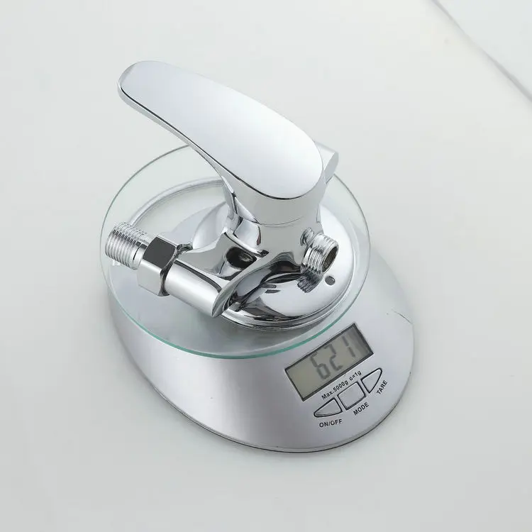 

Xing lang Copper Surface Mounted Shower Triangle Shower Solar Shower Faucet Water Valve Triple-Tap