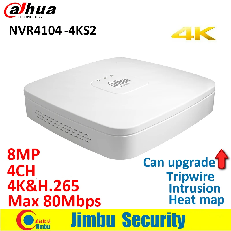 Dahua IP камера комплект NVR 4CH видео рекордер NVR4104 4KS2 & 4MP ip 4 шт. IPC HDW4438C A светильник со