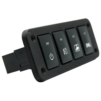 

4 Gang Switch Panel Driving Recorder Fog Lamp LED Light Interior Rocker Modification ABS Auto Car Accessories Control For Camry