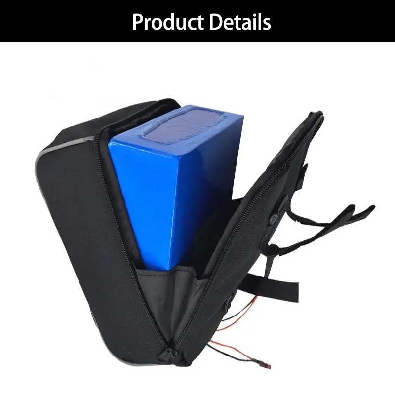 Excellent 48v 20ah Square Battery Free Shipping Pack Lithium Bicycle Battery 36v 48 Volt Batteries Squareness Top Tube Mountain Bike Ebike 4