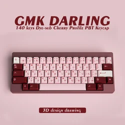 Capuchons de touches de clavier en PBT, 128 touches, profil Cherry, personnalisé, japonais, pour interrupteurs Cherry MX, claviers mécaniques 