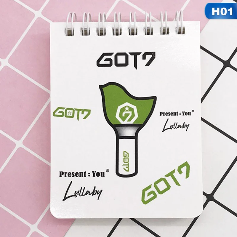 K-pop EXO BLACKPINK GOT7 TWICE SEVENTEEN милый блокнот с спиральной катушкой блокнот Jornal путешествия дневник Noteook