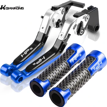 

HP2 LOGO Motorcycle Brake Clutch Levers Handlebar Handle Hand Grips Set Accessories For BMW HP2 EnduRo ABS 2005 2006 2007 2008