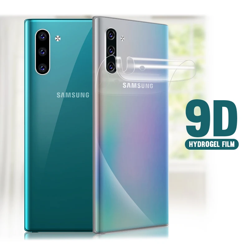 Гидрогелевая пленка 9D для Samsung Galaxy Note 10 Plus NOTE10 Защитная экрана с полным покрытием