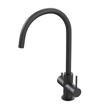 

Смеситель для кухни 35k MIXLINE MLSS-03202 ЧЕРНЫЙ подкл.к фильтру