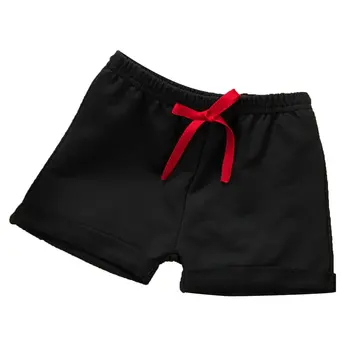 

Boys and girls cotton five-point hot pants children's shorts wild solid color children's shorts pants