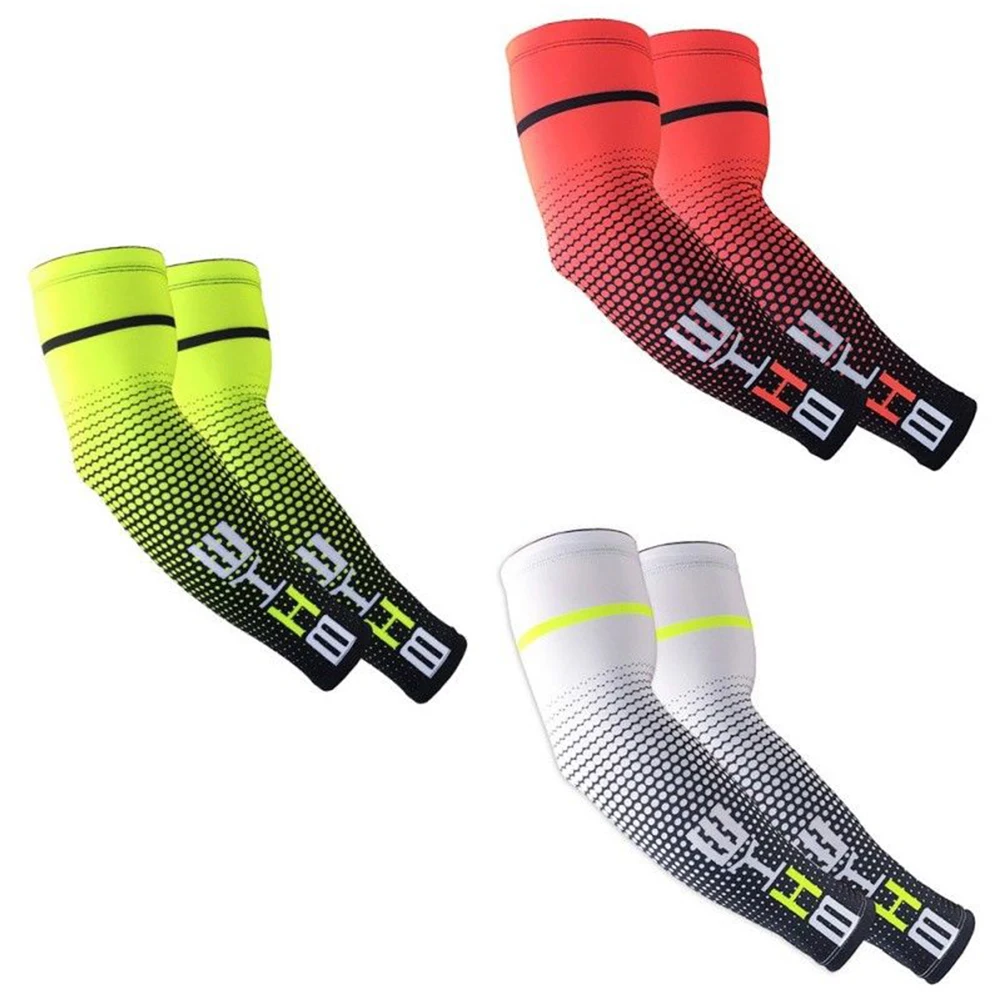 Sports Arm Compression Sleeve Basketball Cycling Arm Cooling Summer Running UV Protection Volleyball Sunscreen Protection