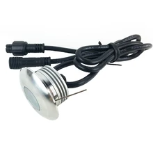 Нержавеющая сталь IP67 1 Вт CREE 12 В dc мини Точечный светильник для ванной напольная лампа